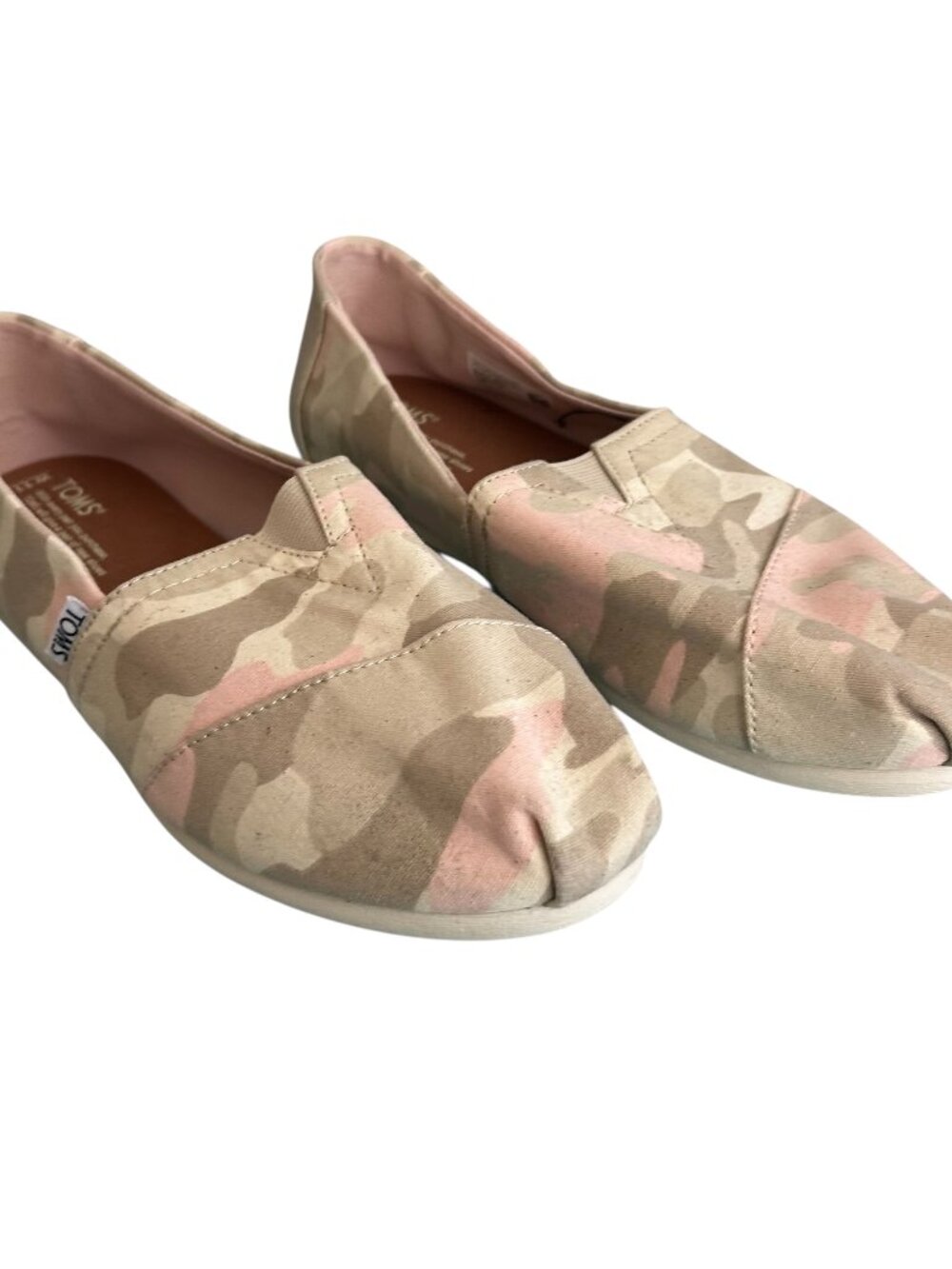 NWT TOMS Women's Alpargata Canvas Slip-On Flats Camo Canvas Size 11